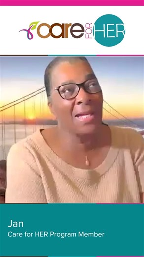 12 reactions | Care for HER members like Jan have full access to all the integrative services, therapies, and resources that our program provides including counseling, nutrition services, oncology massage, and much more. Learn more about Care for HER at uniteforher.org/careforher #bcam #breastcancerawarenessmonth #breastcancer #blackbreastcancer #CareforHER | Unite For HER | Facebook