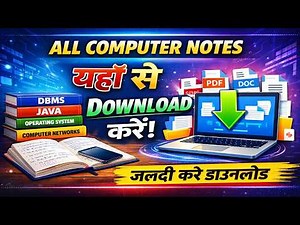 👉 All Computer Notes PDF Download Free | ADCA, DCA, Basic to Advanced Computer Notes 2026