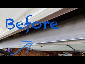 How to replace a garage door bottom seal (SUPER EASY)