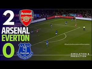 Arsenal 2 vs. 0 Everton | Premier League 25/26 | Match Highlights Simulation/Prediction