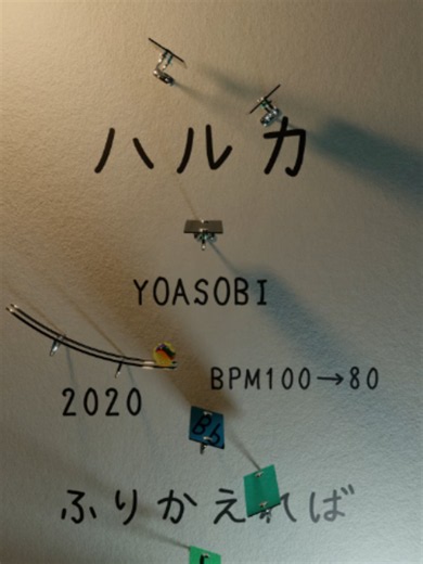 ハルカ YOASOBI 歌詞付き（フル）ピアノ解説