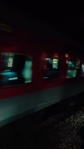 Indian railway🚂🚃🚃🚃🚃..night moment view.#train #railway #funny #fyp #freefire #foryou #fun #trainfans