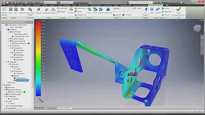 Linear static stress analyses are simple yet powerful with #Nastran In-CAD, either directly inside SolidWorks or Autodesk Inventor! | Autodesk Simulation