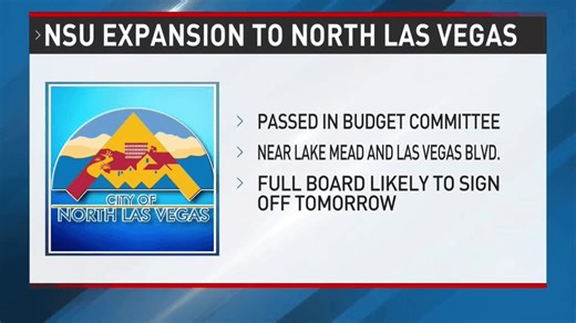 Nevada State University expansion to North Las Vegas advances