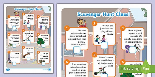 FUN School Scavenger Hunt!