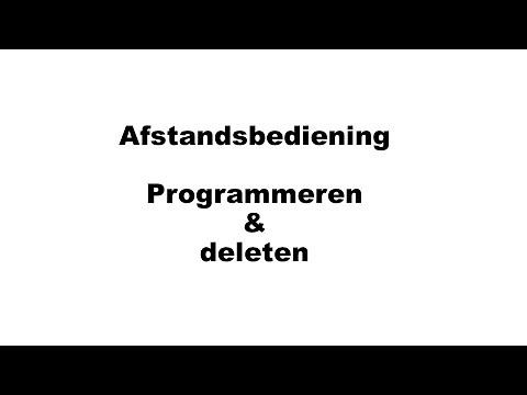 Afstandsbediening programmeren, LiftMaster garagedeuropener