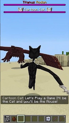 CARTOON CAT vs RODAN