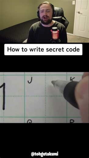 How To Write Secret Code Alphabet! 😳🤯 #shorts