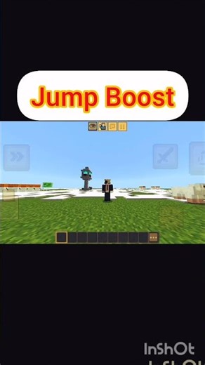 Jump Boost 🦘best tric #minecraft #shorts