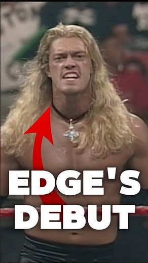 When Edge made his DEBUT #wwe #wrestling #shorts