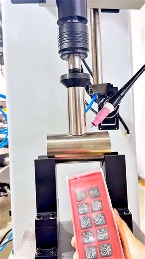 Automated Stainless Pipe Fittings-T- Joint Tig Welding Mechine. #kepuni #laserwelding #tigweld