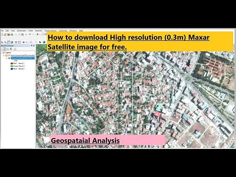 How to download High-resolution (0.3m) MAXAR satellite image for free, From OpenAreialMap.