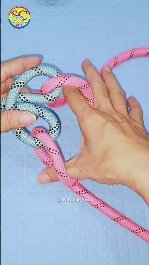 Knot rope tip diy at home 💡 Smart and quick knot idea