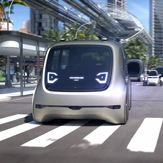 2.8M views · 5.1K reactions | Volkswagen's self-driving concept car is like a giant robotic assistant. | Insider Tech | Facebook