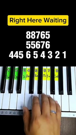 Right Here Waiting - Piano Tutorial #piano #pianotutorial #fyp #parati #reels #tutorial #RightHereWaiting #pianotuto #tutopiano #tiktok #pianolesson #music #pianocover #clasesdepiano #ClasesDeMusica #reelsviral #reelsviral2024 L1829 | Anthony Calva