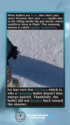 How Ice Makes a Bullet Spin Like This