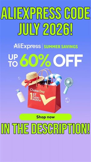 AliExpress Coupon July 2026 Summer Savings Promo