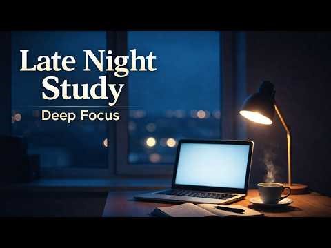[♬Playlist] Late Night Study Music 🌙 Soft Piano for Deep Focus & Concentration (80 Minutes Playlist)