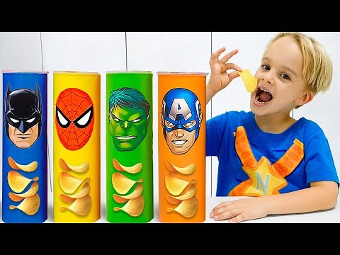 Kids learn to choose healthy food