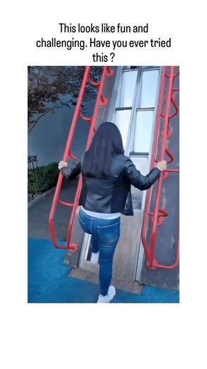 Laugh_leakkk on Instagram: "- The post shares a 17-second video from TikTok user showing people struggling to climb up slippery playground slides instead of sliding down, emphasizing the humorous challenge of defying gravity on a smooth surface. - Posted by , a gaming and play ideas account, it quickly amassed 2.6 million views and 1,885 likes in under 24 hours, with replies debating techniques like leaning side-to-side versus direct ascent. - The clip evokes amusement park vibes, such as Stockh