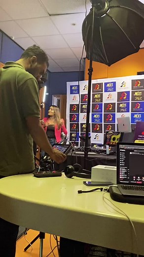 Womans month Live performance and interview @OfficialLotusFM @Trevor Williams fun was had🎶🎙️🎬 behind the scenes..