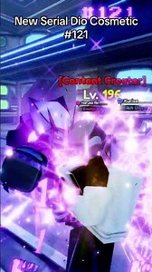 Serialized Dio Cosmetic #animevanguards #roblox