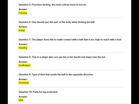FREE AND STUDY GAMES ABOUT SOCCER FACTS EXAMQUESTIONSActual Qs and Ans Expert-Verified Explanation