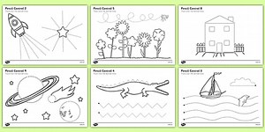 Pencil Control Worksheet (Additional Activities)