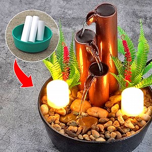 48K views · 1.4K reactions | DIY tabletop water fountain ideas for your home | Thaitrick | Facebook