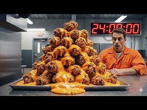 【ASMR】Try to Beat Extreme Prison Challenge!? Eat Everything in 24 Hours and You're Free! Part 2