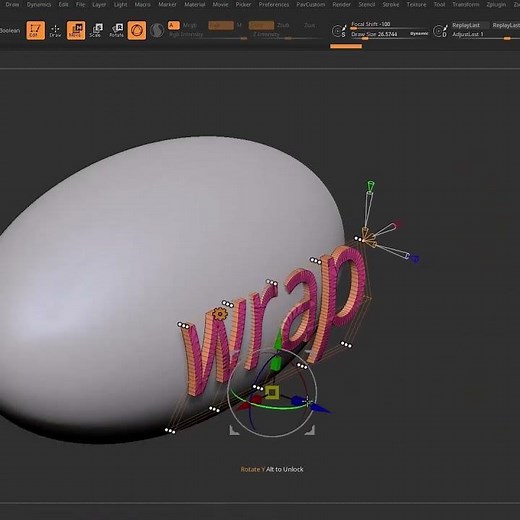 Ways to wrap or conform in ZBrush!