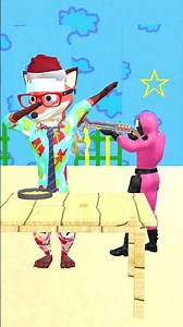 Flash Slothmore and Nick Wilde play Squid game #animation #funny #zootopia2