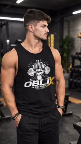 OBLIX Men’s Gym Tank Top, Workout Stringer, Bodybuilding Sleeveless Shirt, Fitness Training Muscle Tank, Athletic Gymwear - Etsy México