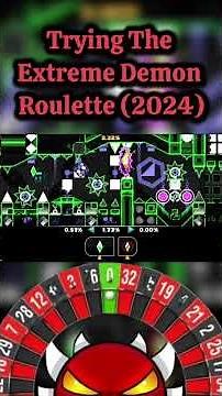 Trying Out The Extreme Demon Roulette (2024) #geometrydash #gd #roulette