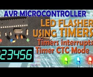 AVR Microcontroller. LEDs Flasher Using Timer. Timers Interrupts. Timer CTC Mode