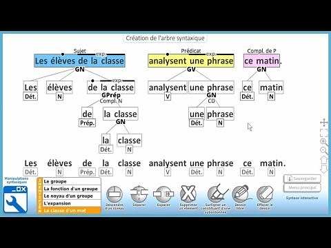 Syntaxe interactive 2.0 - Créer un arbre syntaxique