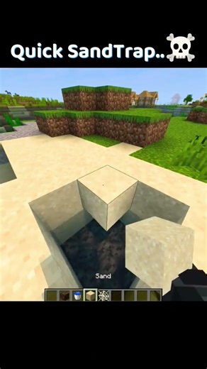 Minecraft QuickSand trap 🪤