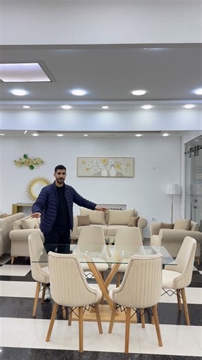 Meuble l'empreinte on Instagram‎: "🔥 PROMOTION RAMADAN 🔥تخفيضات رمضان 🔥 1. Pack Babio 😍 Description: Salon 6 places (3+2+1) Table salle à manger 6 chaises Table basse + Tapis cadeau 🎁 باك: بابيو 😍 المواصفات: صالون 6 أماكن (3+2+1) طاولة أكل 6 كراسي طابل باز طابي كادو🎁 خدمنالكم الباك الي حبيتوه كامل في أكثر لون عجبكم وبأكبر تخفيض في السعر 🔥🔥 فرحو عايلتكم في هادا رمضان 🤩 الجودة عالية، الانتاج محلي 💯 والسعر في متناول الجميع 🏃🏃‍♀️ التوصيل مجاني لأكثر من 45 ولاية 🚛 نتظر زيارتكم في محلنا 