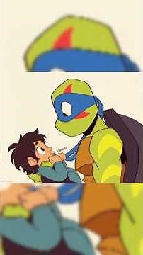 Leo Meets Casey Jr!?! | ROTTMNT Comic Dub | #rottmnt #comicdub #tmnt #edit #angst #leonardo #movie