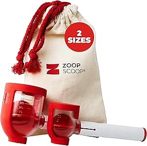 Protein Powder Scoop Funnel – 2 Pack | Mess-Free Scoop Funnel for Powder, Pre Workout, Protein Shakes, Baby Formula, and More | No Spill Design for Easy Bottle Filling | 70ml and 25ml Set