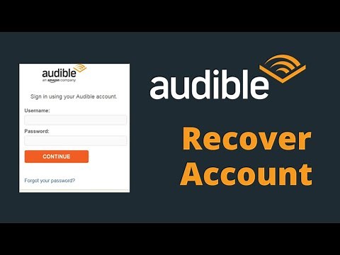 How to Recover Audible Account | Rest Audible Forgotten Password