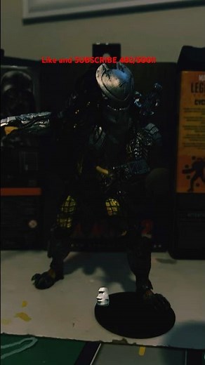 Scar Predator Figure🔥🔥🔥#thepredator #predator #actionfigures #toyphotography #stopmotion