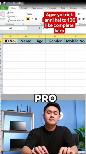 #excel #computer data entry ka advance tarik👍🖥️
