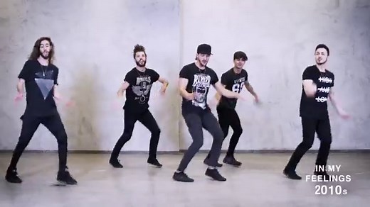 L'évolution de la danse de 1950 à 2019