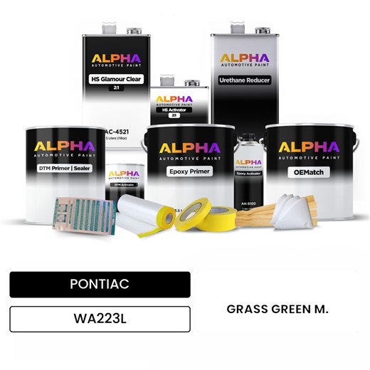 PONTIAC GRASS GREEN M. WA223L | OEMatch Automotive Vehicle Panit Kit