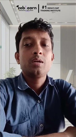 🎓 Student Success Story: Arup Masters SAP MM with ZebLearn India! 🏆