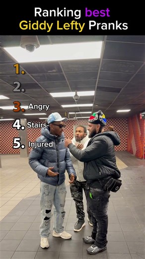 Ranking best Giddy Lefty pranks