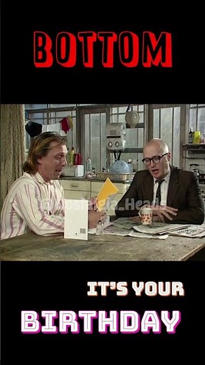 Congratulations Its Your Birthday - BOTTOM Retro British TV Show