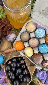 Can confirm they needed to sit overnight… but this was a fun little science project! To make the dye- literally just boil a handful of each ingredient for 10-15 minutes and let it sit until cool. Strain it or don’t strain it….either way. So easy honestly! . . . #easteregg #naturaleastereggs #eastercrafts #naturaldye | Ebby Moyer