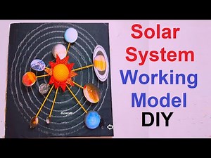 solar system working model science project - diy | DIY pandit ‪@howtofunda‬ ‪@craftpiller‬